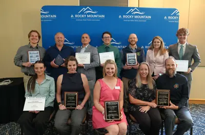 Group photo of award winners at the 2026 Rocky Mountain Water Conference