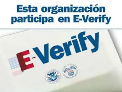 E-Verify logo in Spanish