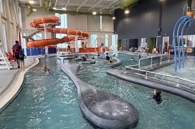 Indoor lazy river and leisure pool