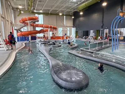 Indoor lazy river and leisure pool